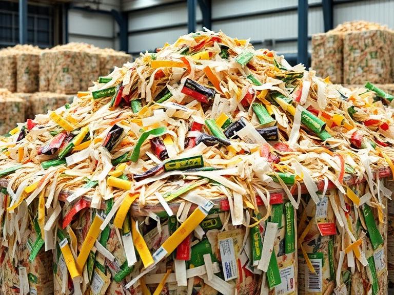 Multilayer Plastic (MLP) Scrap raw material